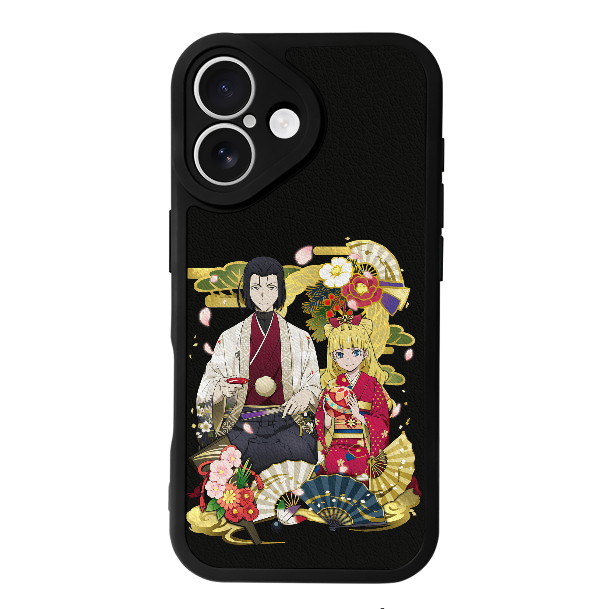 （画像用） 文豪ストレイドッグス Bungo Stray Dogs 【iPhone 16シリーズ対応】シリコンスマホケース（レザー調） 材質：シリコン